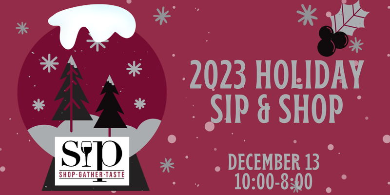 12/13 - Holiday Sip & Shop promotional image