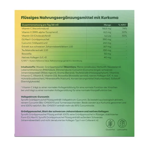 Synofit Grünlippmuschel Flüssig 2 x 200 ml Vorteilspack