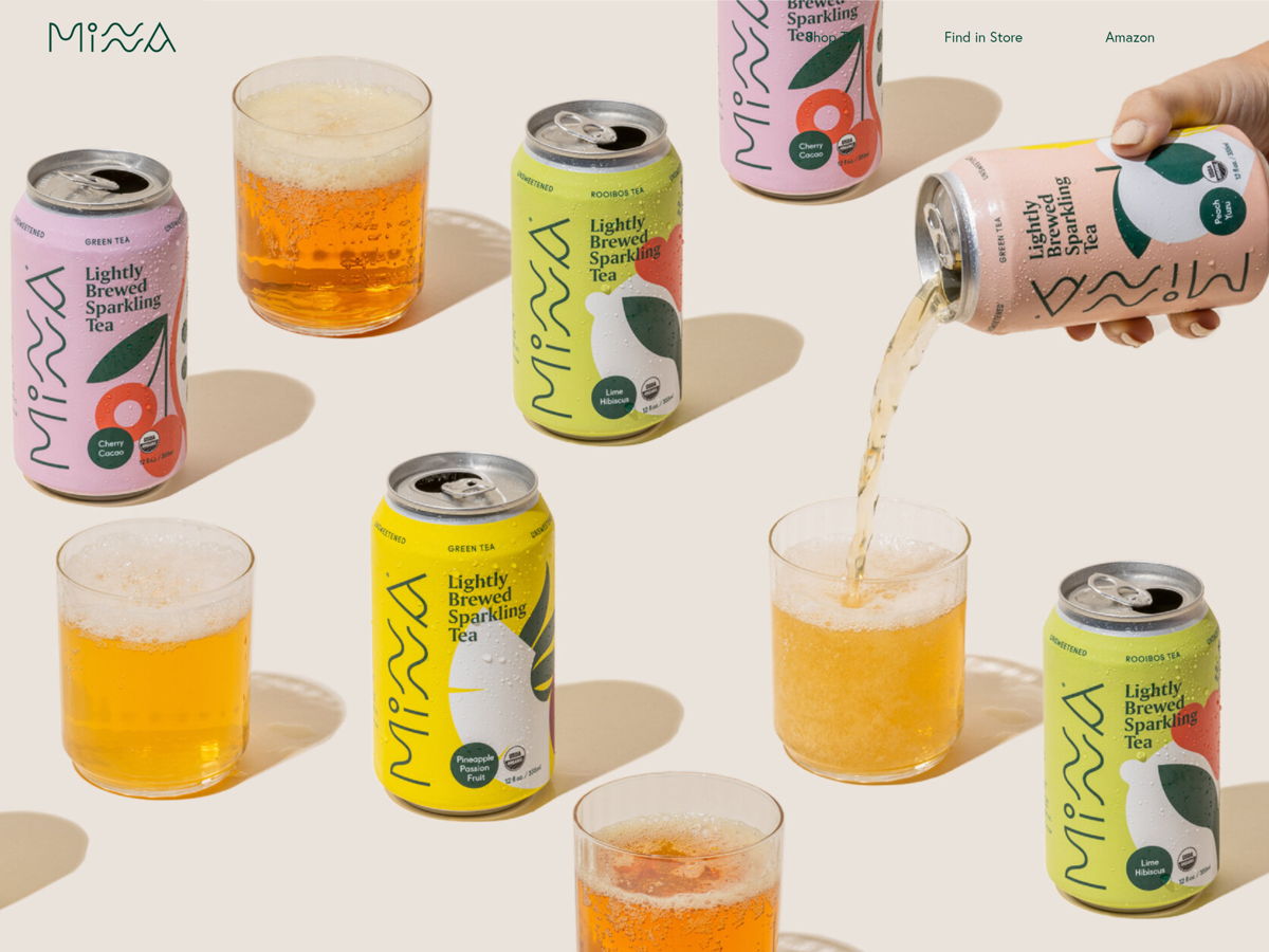 Screenshot of Minna, from the ecommerce websites collection.