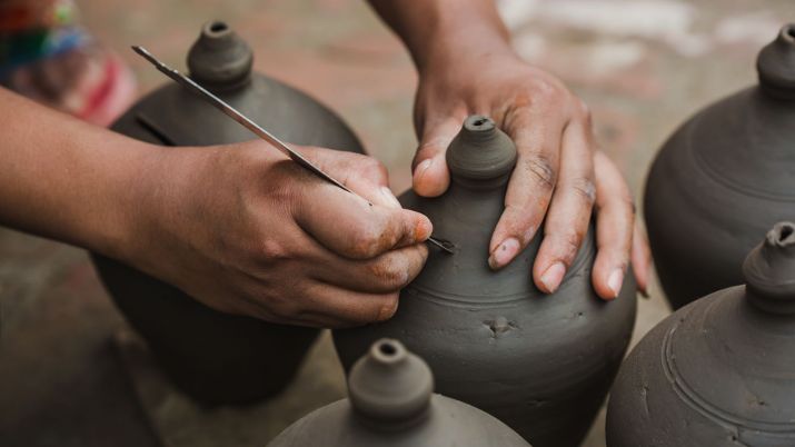 Bhaktapur is famous for its pottery, woodwork, and handcrafted goods