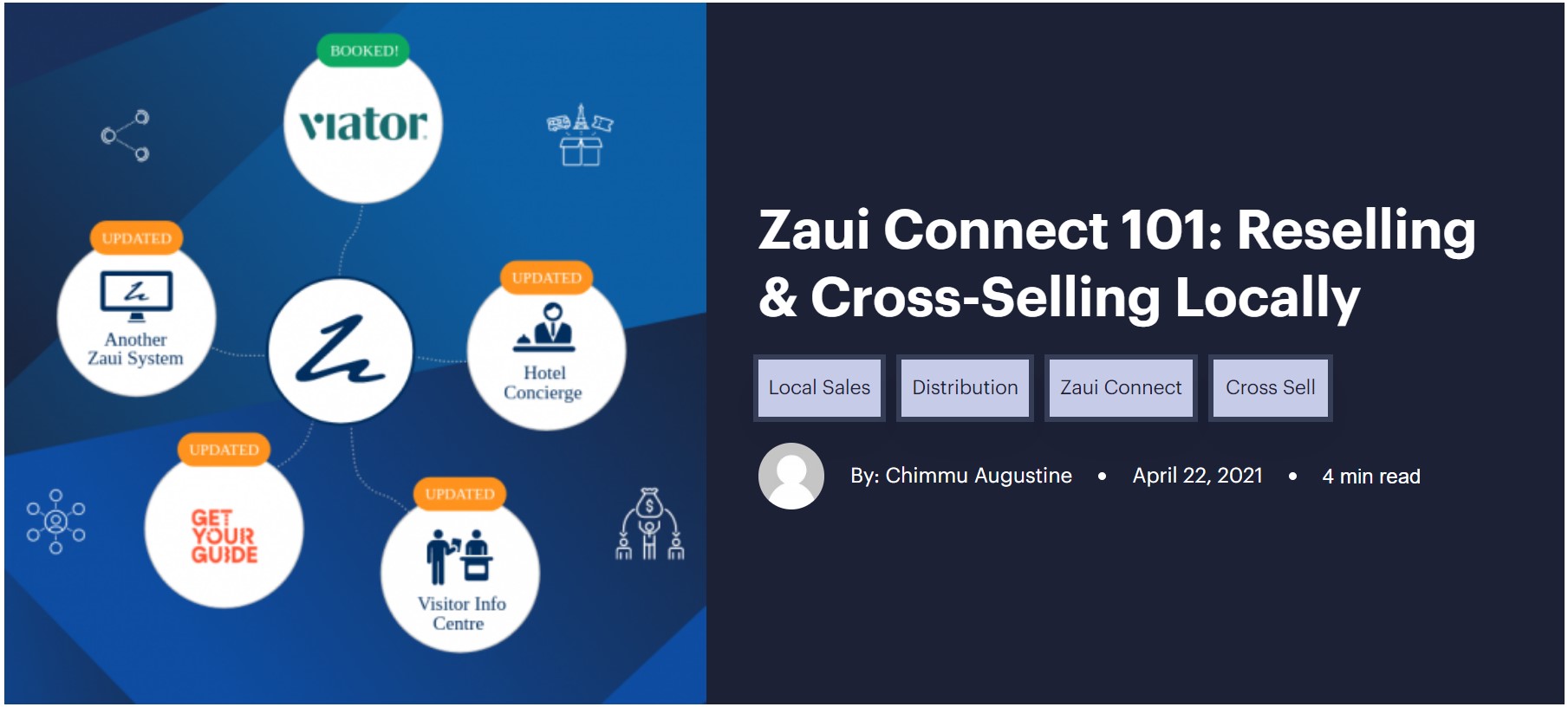 OCTo and Zaui connect Suppliers within destinations to resell and cross-sell.