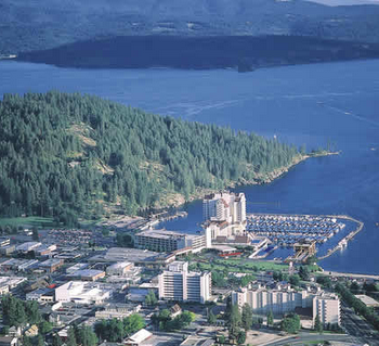 A prime town for tourists, witness protection and bass fishing but not far enough to escape MSSB's legal tentacles.