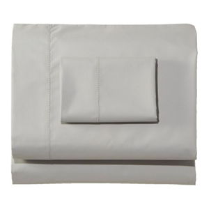 280-Thread-Count Pima Cotton Percale Sheet Set | Vapor Gray Queen
