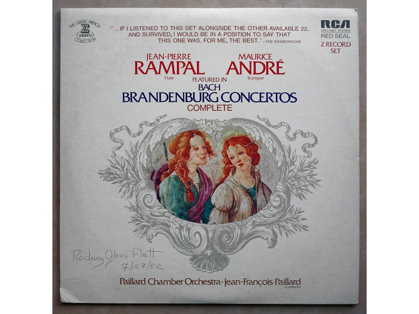 RCA | RAMPAL/BACH - Brandenburg Concertos Complete / 2-LP / NM