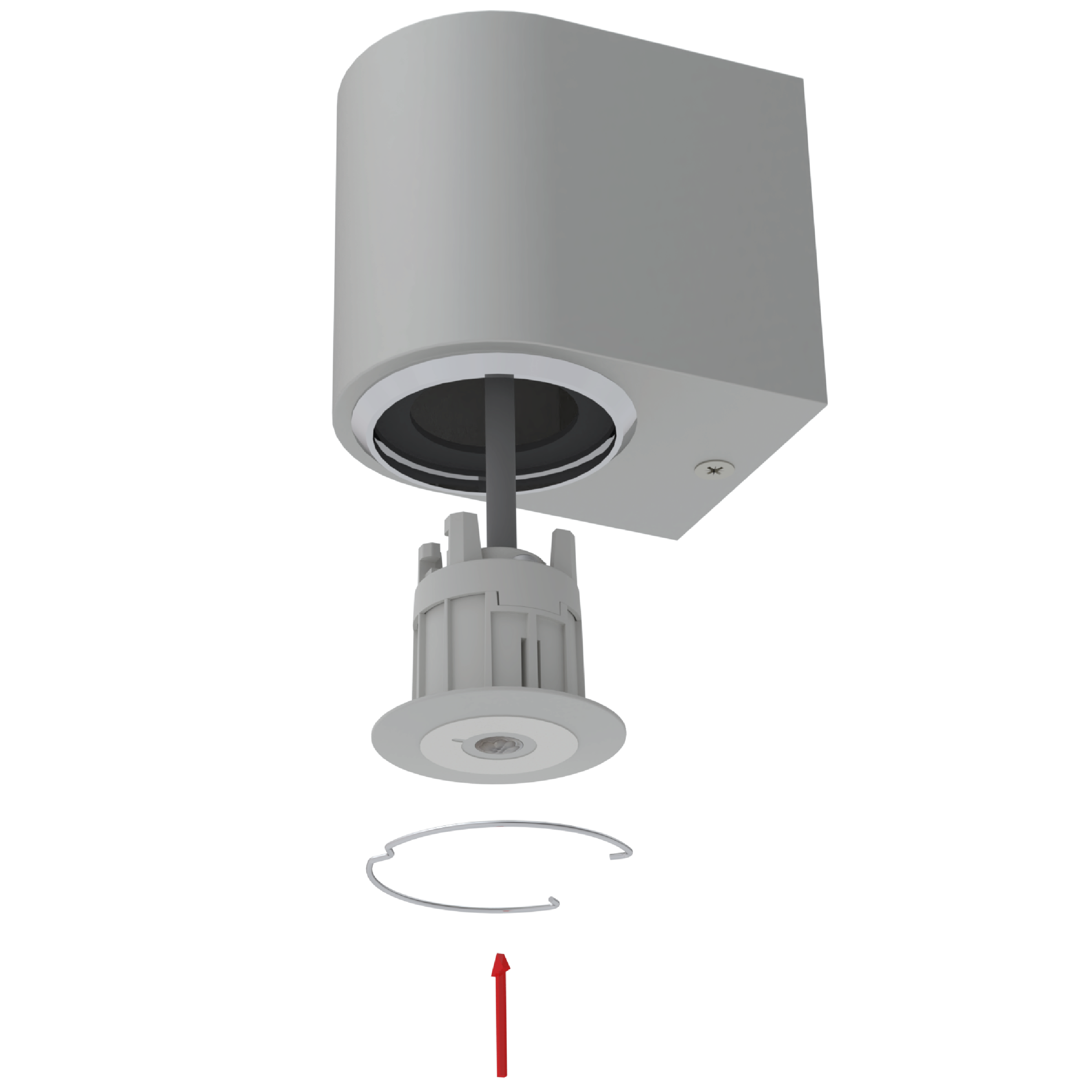 Black Faradite Motion Sensor 360 Volt Free dry contact push fit terminals