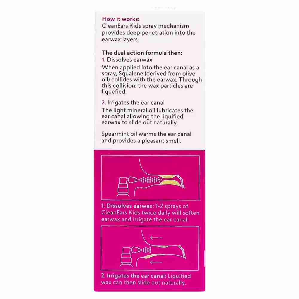 Biorevive Cleanears Kids  Earwax Removal Spray 30Ml - Image 3