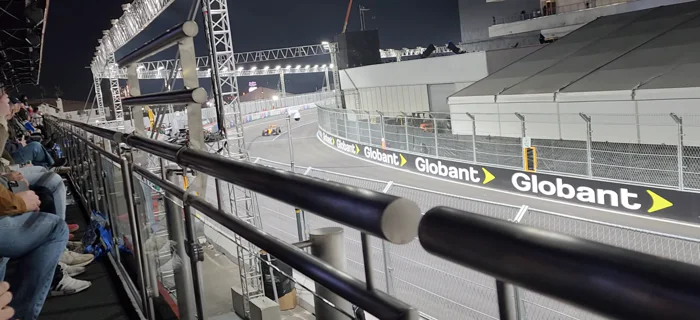Turn 3 Club view at the Las Vegas Grand Prix