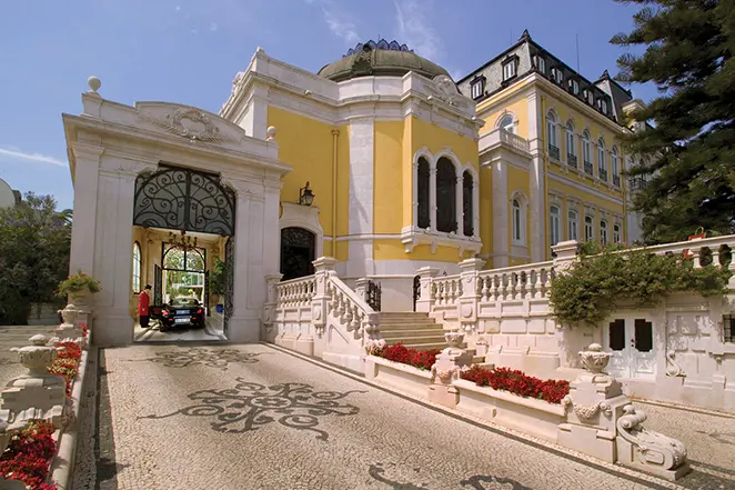 Vue sur Pestana Palace Hotel, Lisbon, Portugal