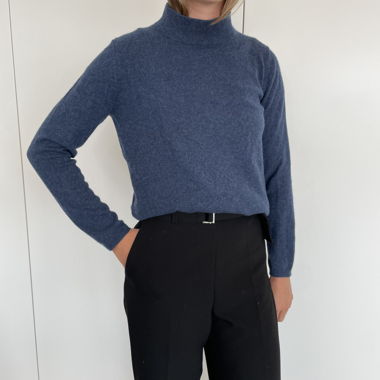 Cashmere Navy Sweater