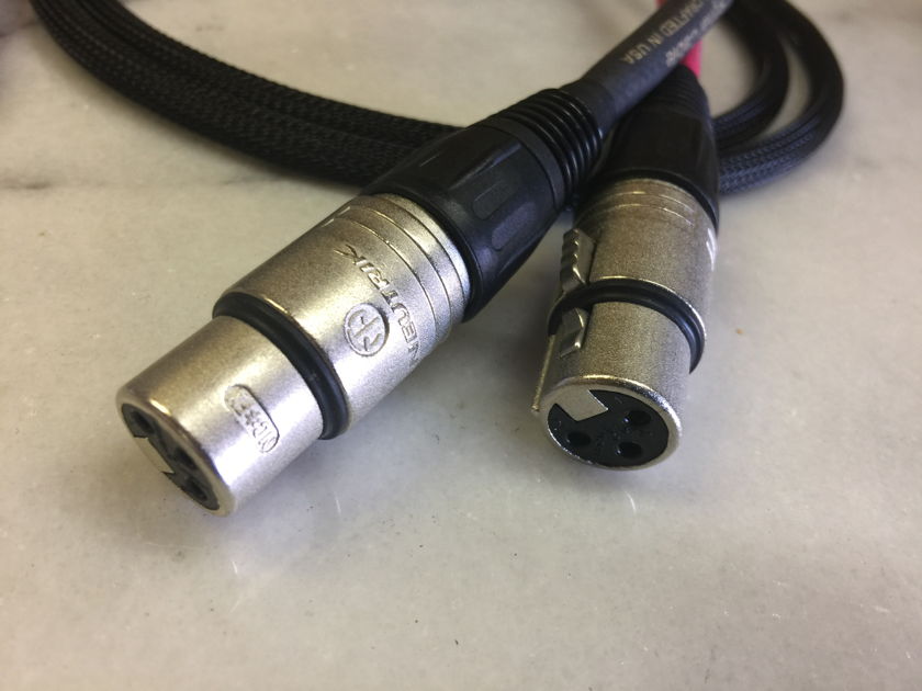 Silversmith Audio The Silver Female XLR/RCA  Interconnects - (1) meter pair
