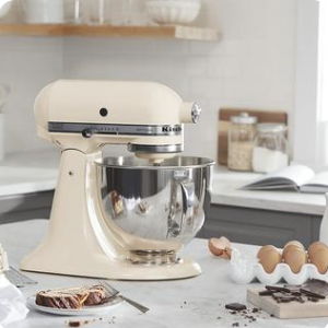Almond Cream color - Artisan® Series 5 Quart Tilt-Head Stand Mixer KSM150PSER | KitchenAid