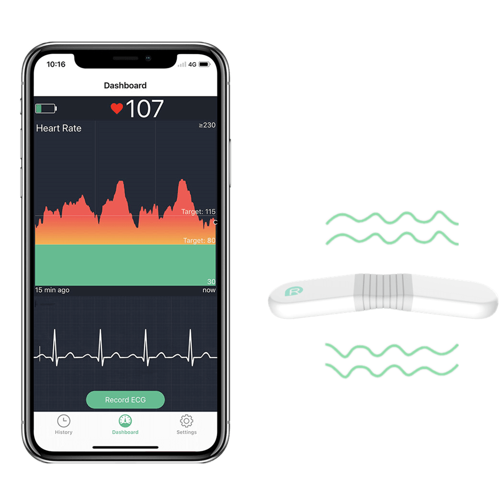 VisualBeat vibration reminds you for high heart rate