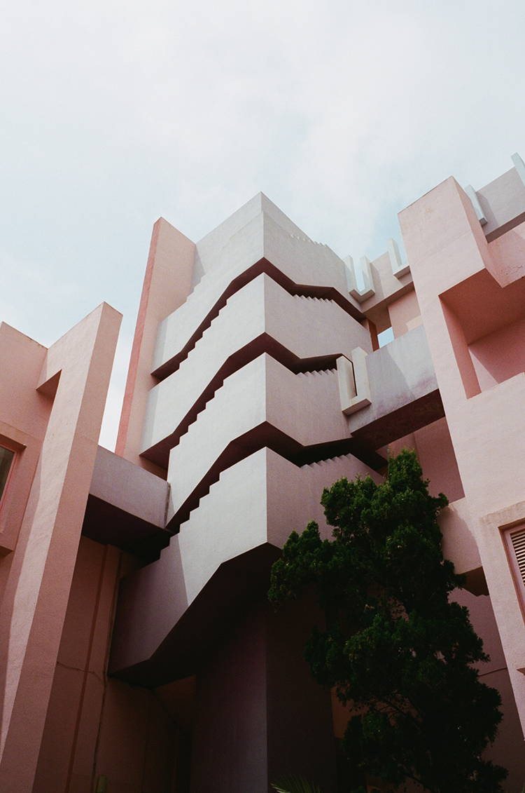 La Muralla Roja by Ricardo Bofill | Photographed by Hannah Davis for Wolf & Moon Jewellery