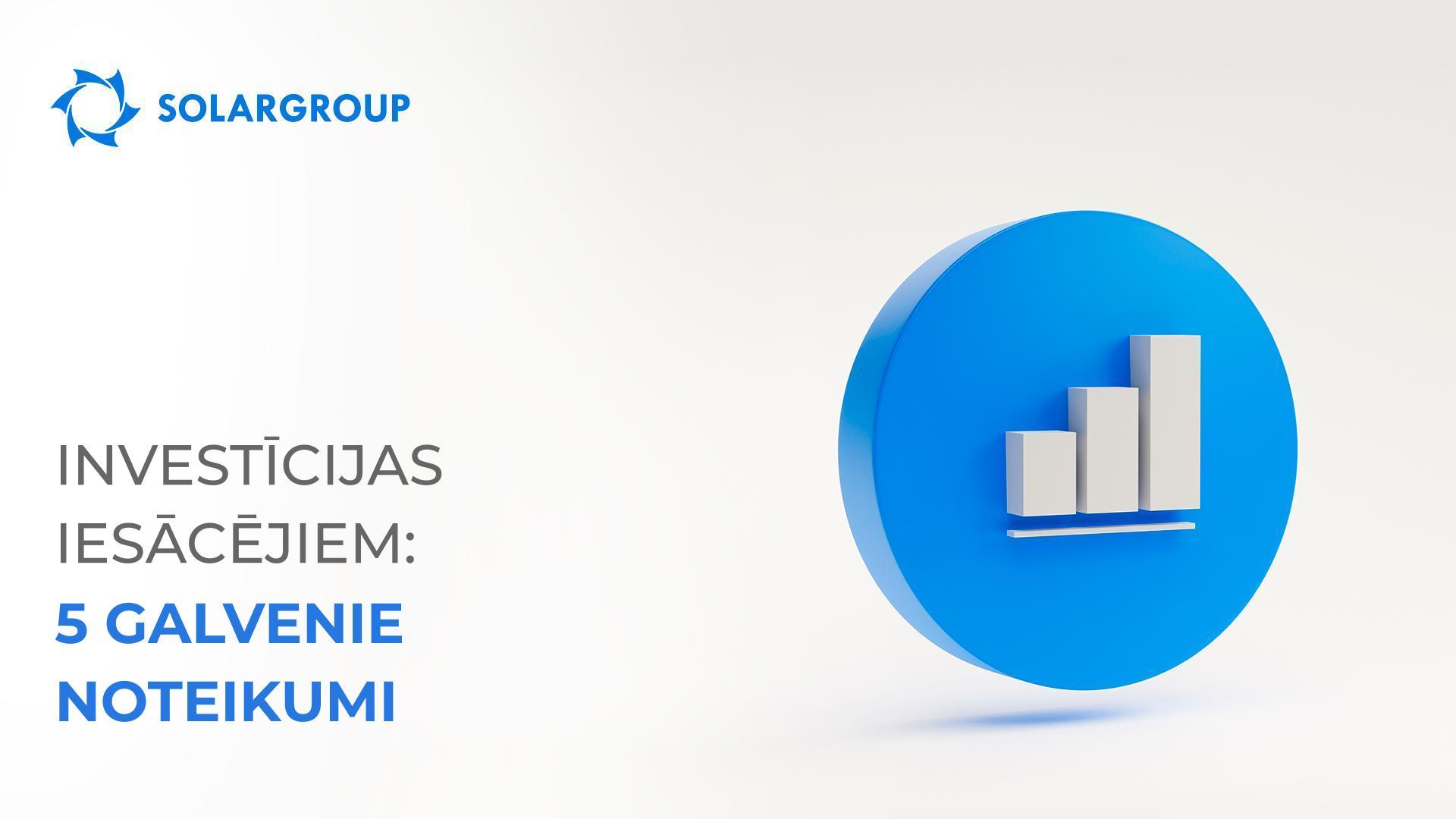 Investīcijas iesācējiem: 5 galvenie noteikumi