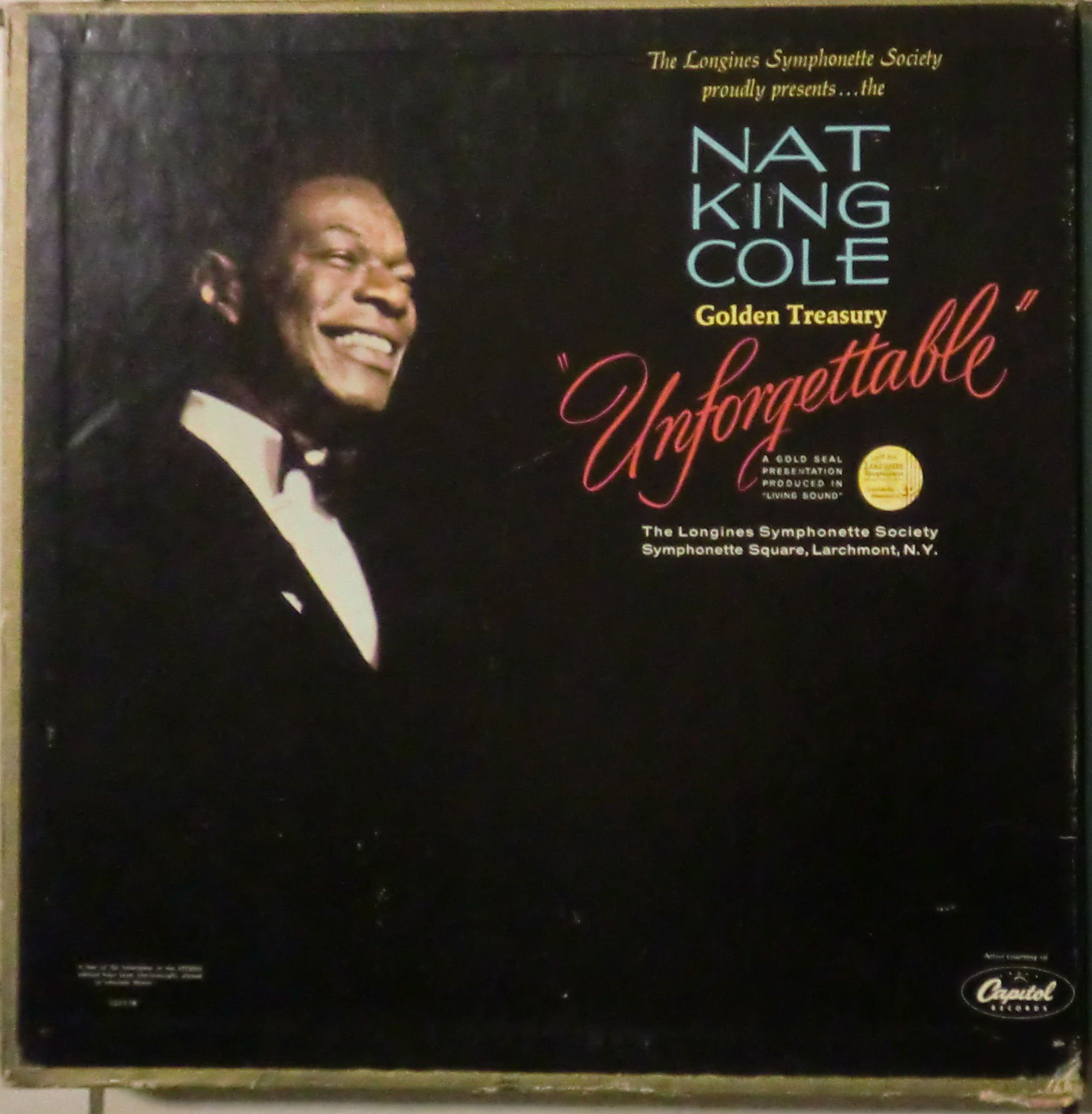 (R)Nat King Cole  - Unforgettable 7 LP longines box w/b...