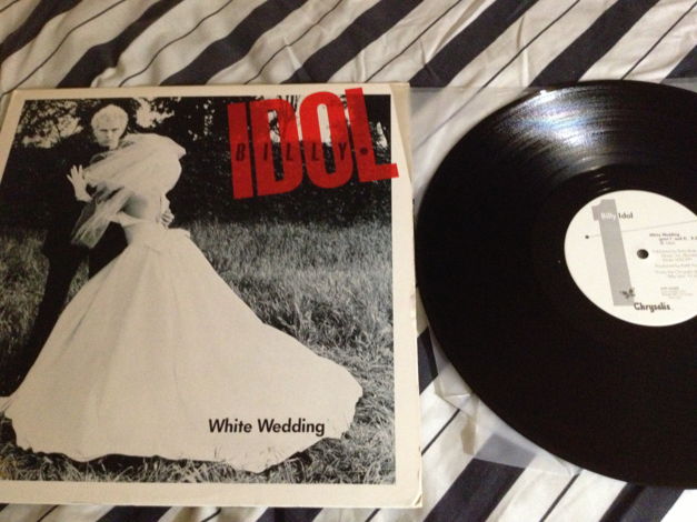 Billy Idol - 12 Inch Single White Wedding Chrysalis Label