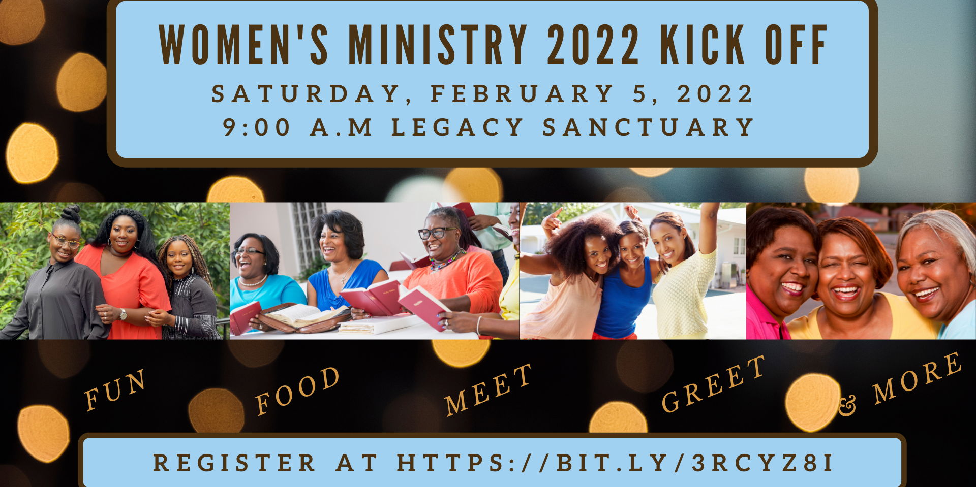 Living Word Fellowship Women's Ministry 2022 KickOff - A Divine Reset promotional image