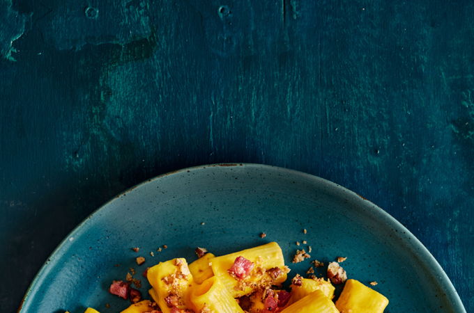 Pâtes crémeuses à la citrouille