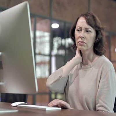 Oreiller Cervical Ergonomique, Coussin Memoire de Forme