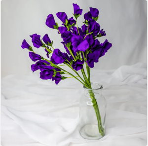 Purple Sweet Pea - Realistic Artificial Flowers