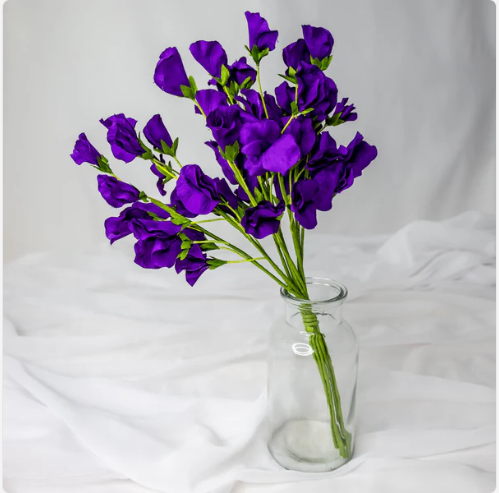 Purple Sweet Pea - Realistic Artificial Flowers