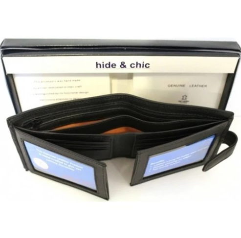 RFID Security Lined Leather Wallet Style 11025 - Image 4