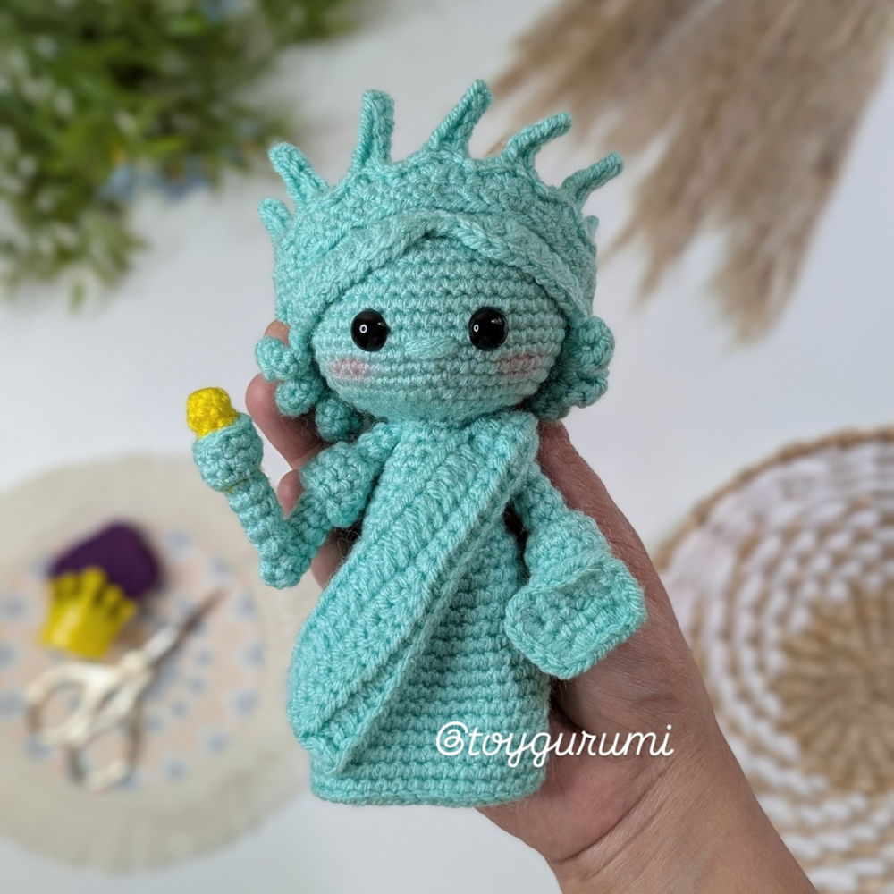 Statue of Liberty Amigurumi