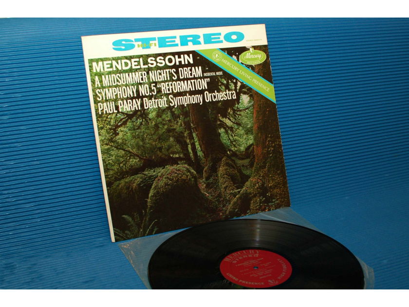 MENDELSSOHN / Paray  - "A Midsummer Night's Dream" -  Mercury Living Presence 196? early pressing