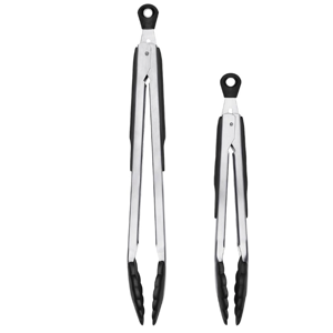 OXO Good Grips 2-Piece Tongs with Nylon Heads Set