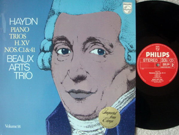 Philips / BEAUX ARTS TRIO, - Haydn Piano Trios No.C1 & ...