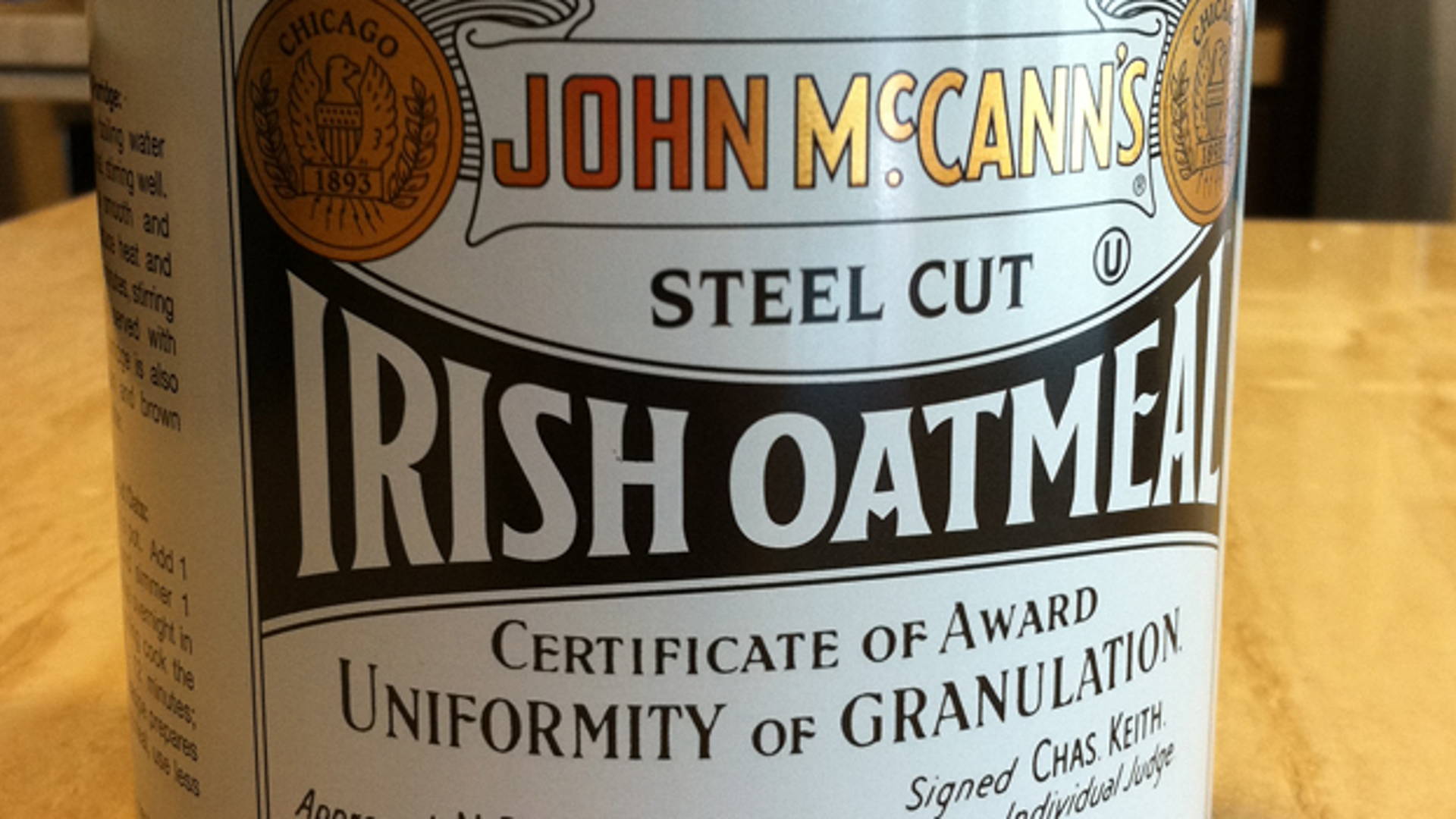Featured image for John McCann's Irish Oatmeal 