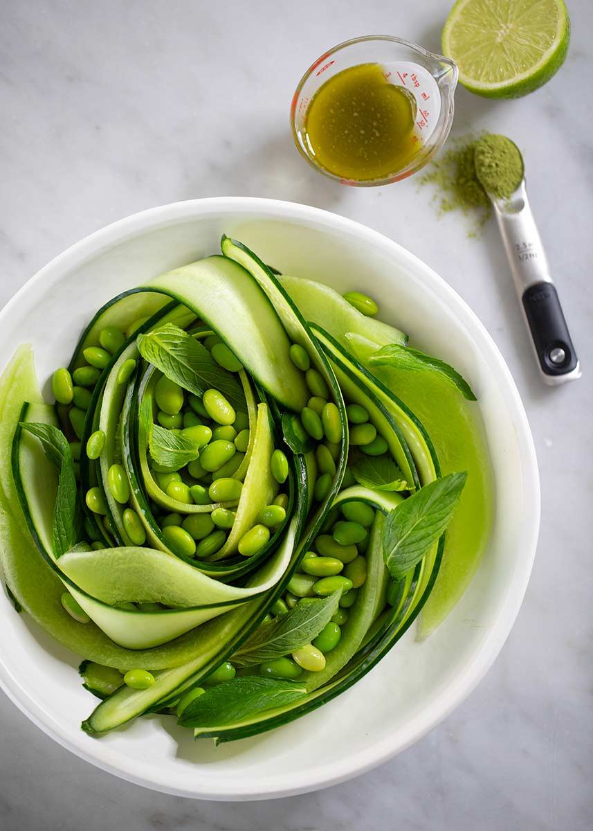 Honeydew Melon & Cucumber Salad Recipe by Teresa Cutter | Minimax
