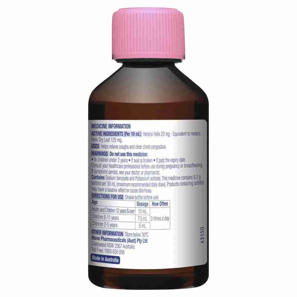 DURO-TUSS Children's Cough Liquid Strawberry 200mL - Image 3