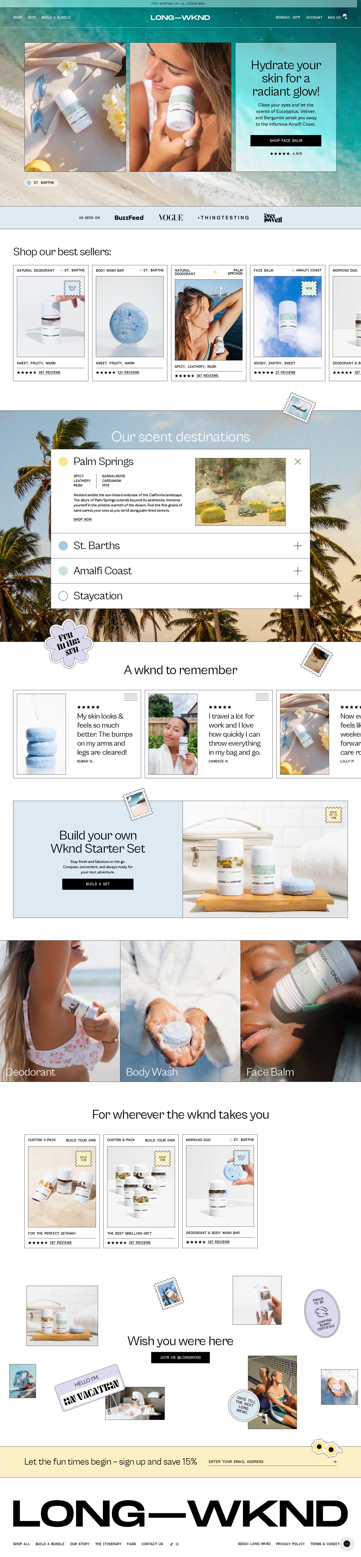 Screenshot of Long Wknd, from the product page examples collection.