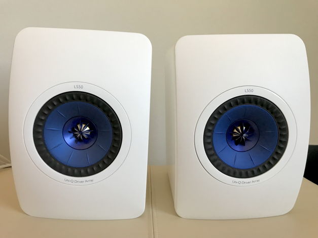 KEF LS50 - RARE WHITE - ABSOLUTELY MINT
