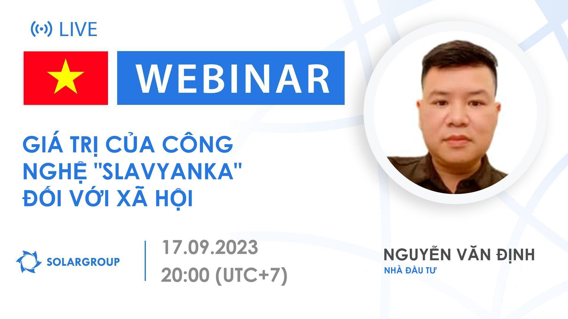 Vietnam. Giá trị của công nghệ "Slavyanka" đối với xã hội