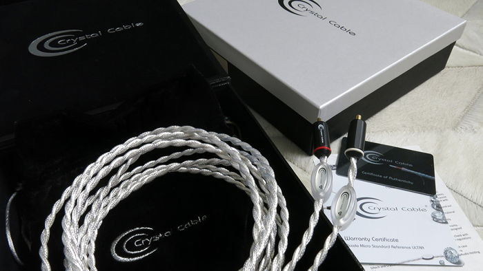 Crystal Cable  ULTRA 2M rca-rca - MINT !