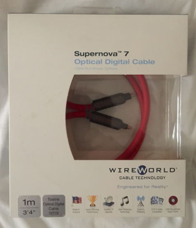 Wireworld Supernova 7 Toslink Optical Digital Cable 1M ...