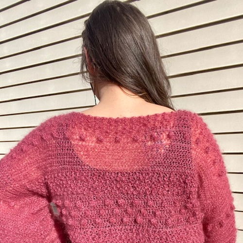 Jasmine Coral Sweater Crochet pattern