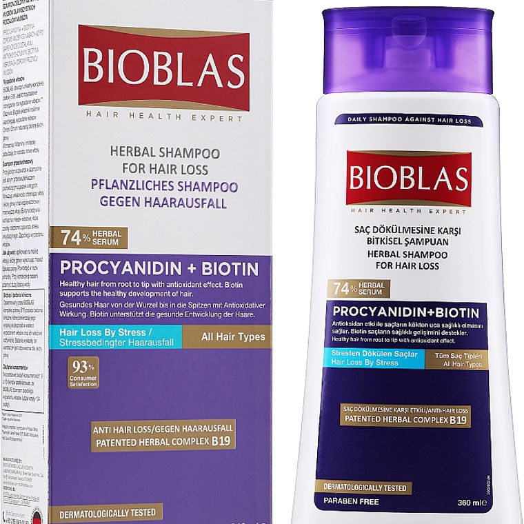 Shampoo Procyanidin+Biotin gegen Haarausfall 