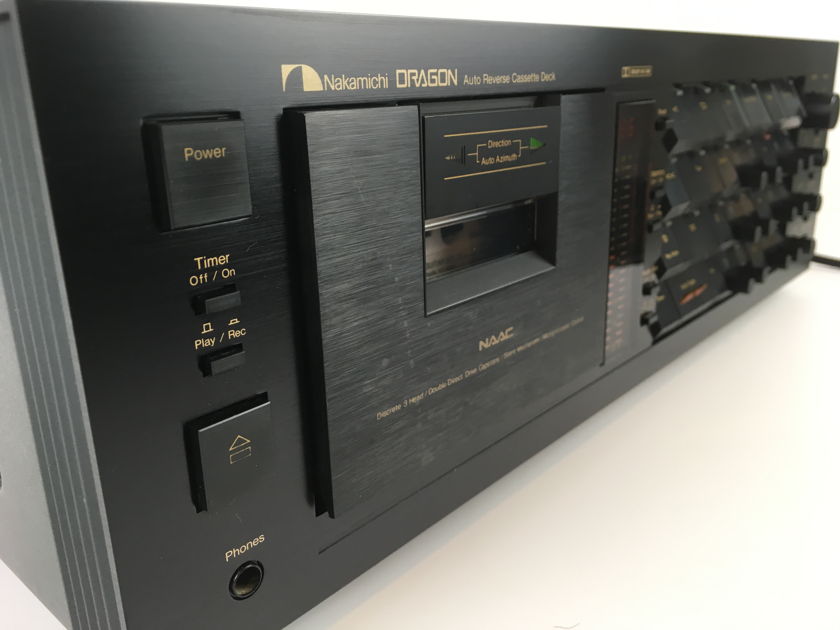 Nakamichi Dragon cass Tape Deck, Serviced and Completed