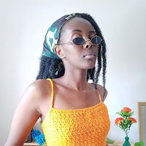 Zetu gehaakte bandeau top