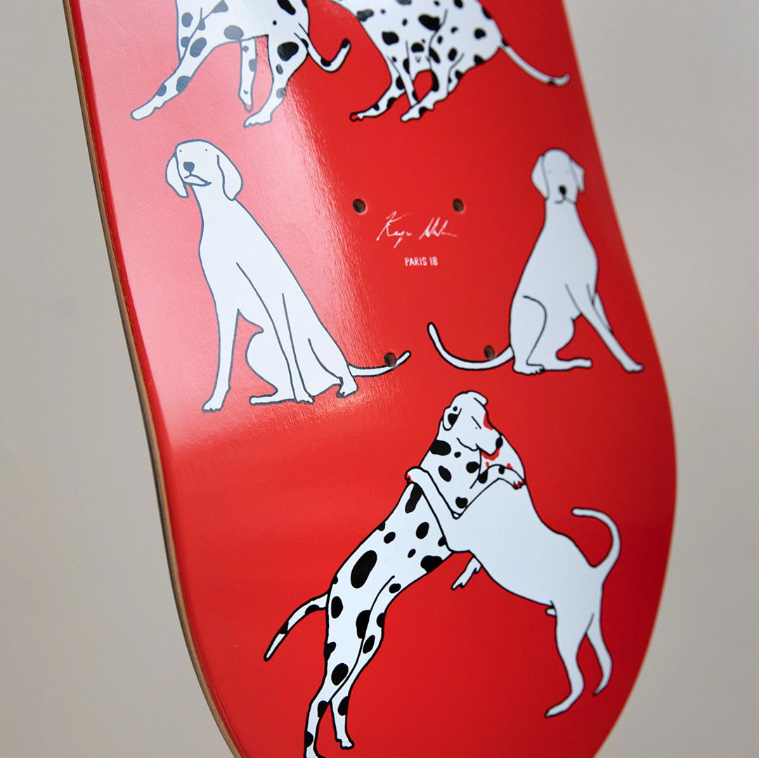 Image of Dog Skateboard