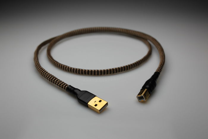 Pure Solid Silver USB  Interconnect cable 1m by Lavrica...