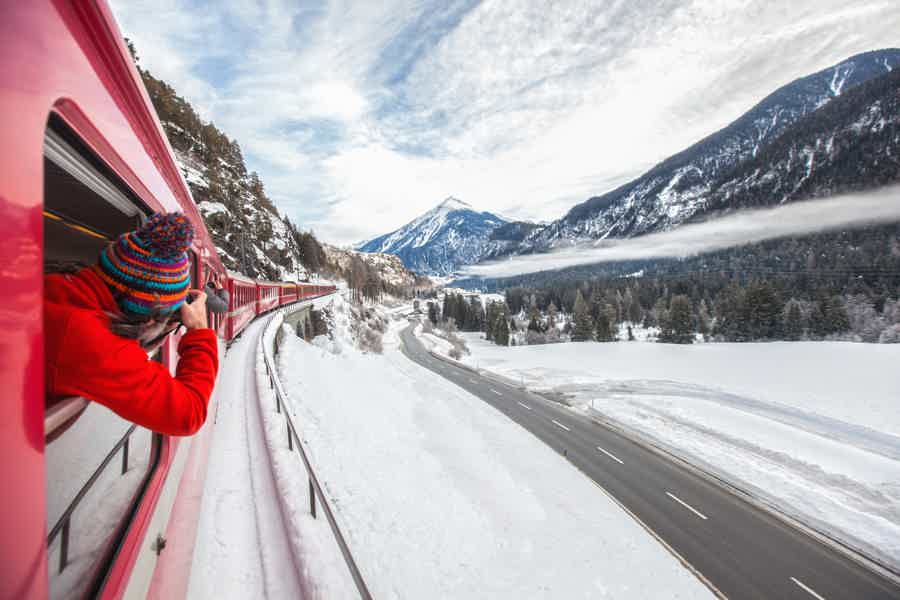 Day Trip to St. Moritz and the Alps on the Red Bernina Train - photo 4
