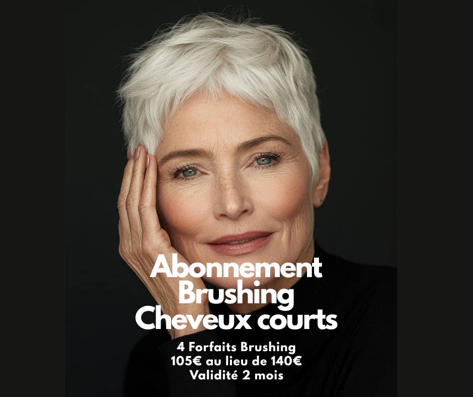 Abonnement 4 Brushings cheveux courts