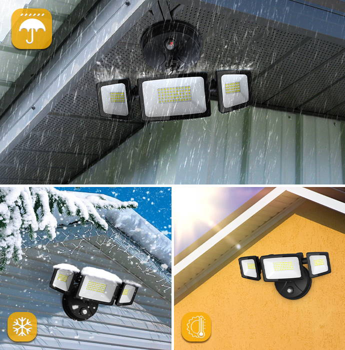 Onforu 55W LED Dusk to Dawn Security Lights with Remote