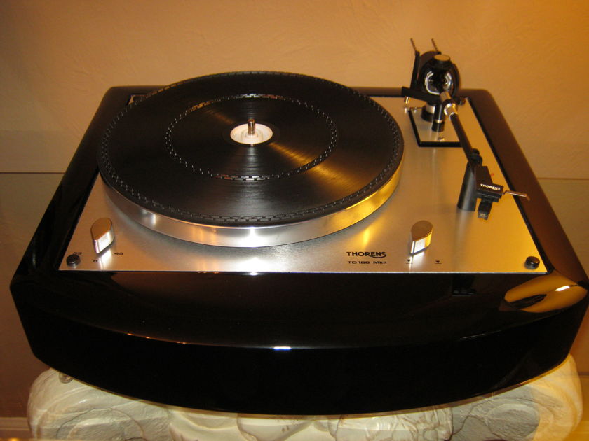 THORENS TD 166 MK II LIMITED  TURNTABLE SIMPLY AMAZING AND UNIQUE