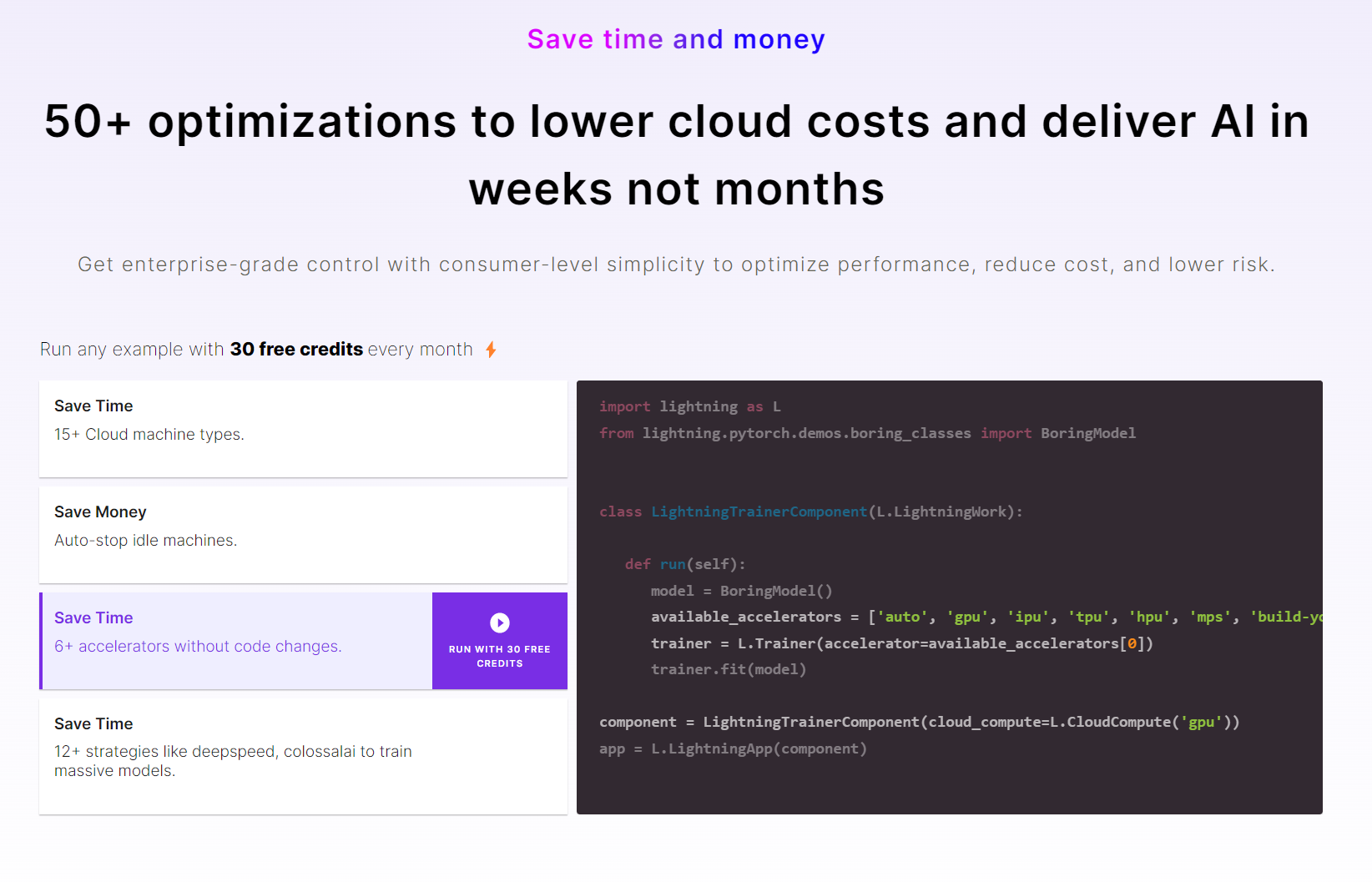 PyTorch Lightning product / service