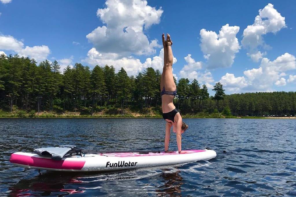 Funwater Yoga paddle boards for fitness in Canada water